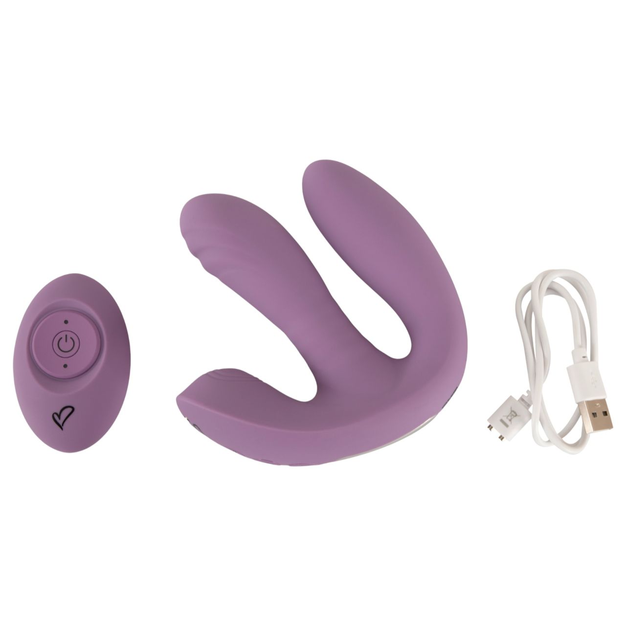 Beau Coeur Mireva - tripla karos, távirányítós vibrátor (lila) Beau Coeur Mireva - tripla karos, távirányítós vibrátor (lila)