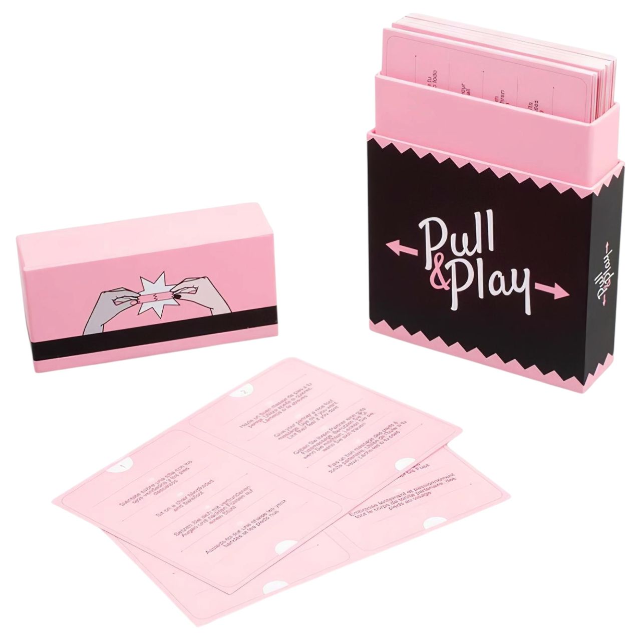 Secret Play Pull & Play - erotikus kártyajáték pároknak (50 kártya) - 7 nyelven Secret Play Pull & Play - erotikus kártyajáték pároknak (50 kártya) - 7 nyelven