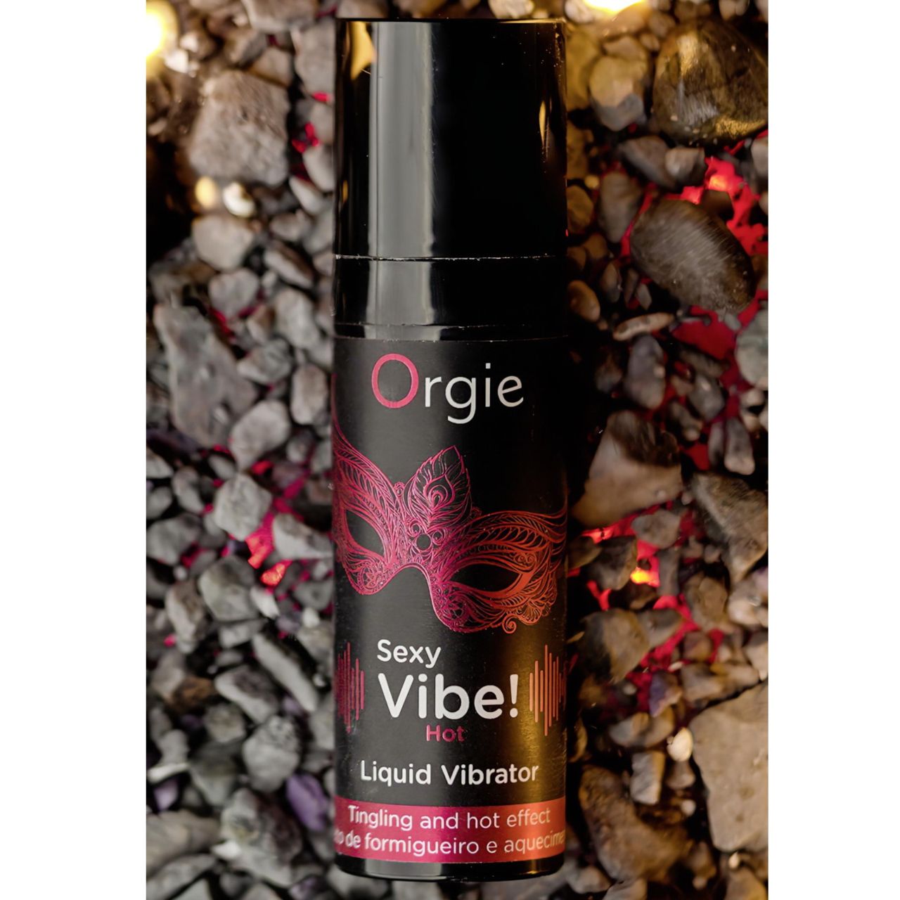 Orgie Sexy Vibe HOT - epres, melegítő folyékony vibrátor (15 ml) Orgie Sexy Vibe HOT - epres, melegítő folyékony vibrátor (15 ml)