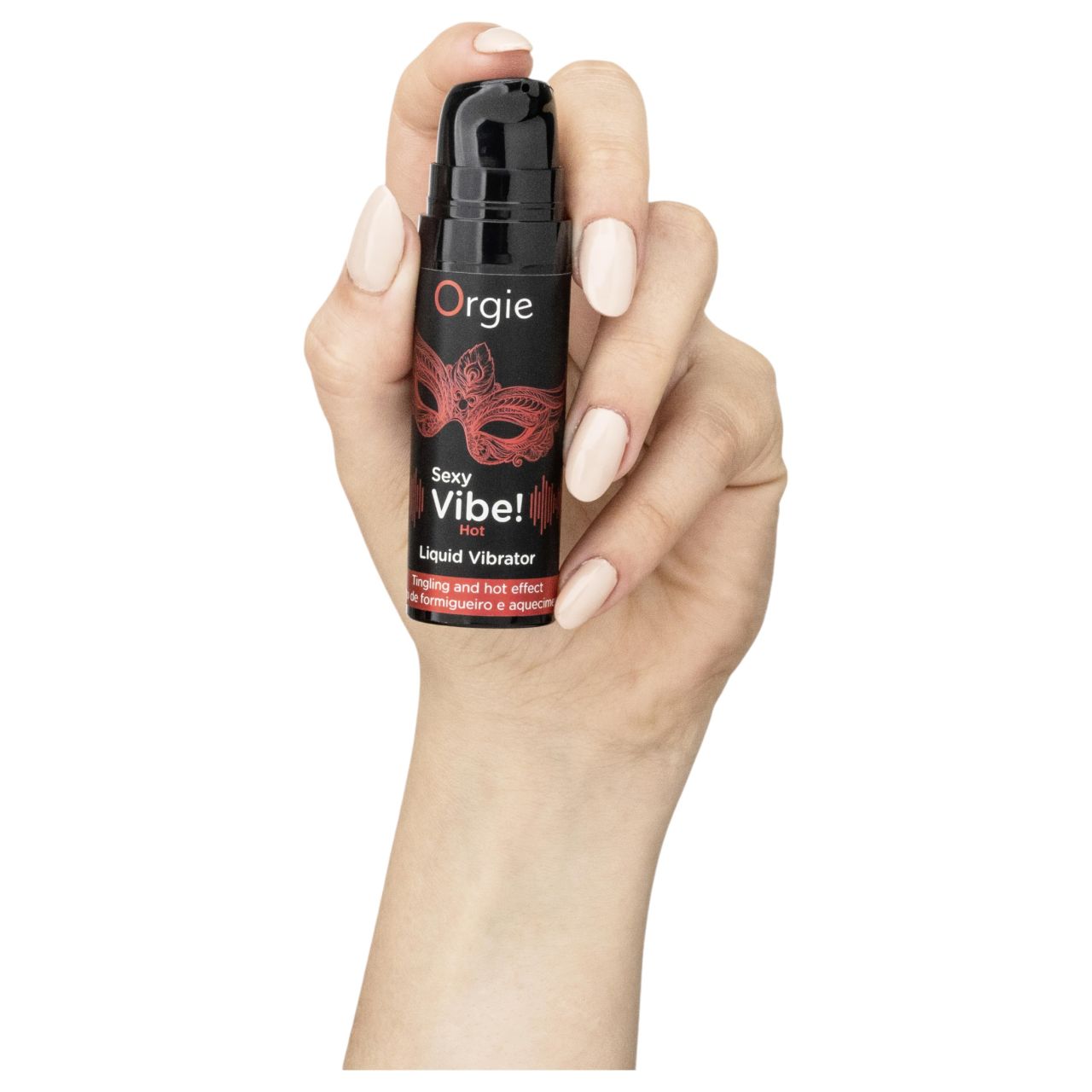 Orgie Sexy Vibe HOT - epres, melegítő folyékony vibrátor (15 ml) Orgie Sexy Vibe HOT - epres, melegítő folyékony vibrátor (15 ml)