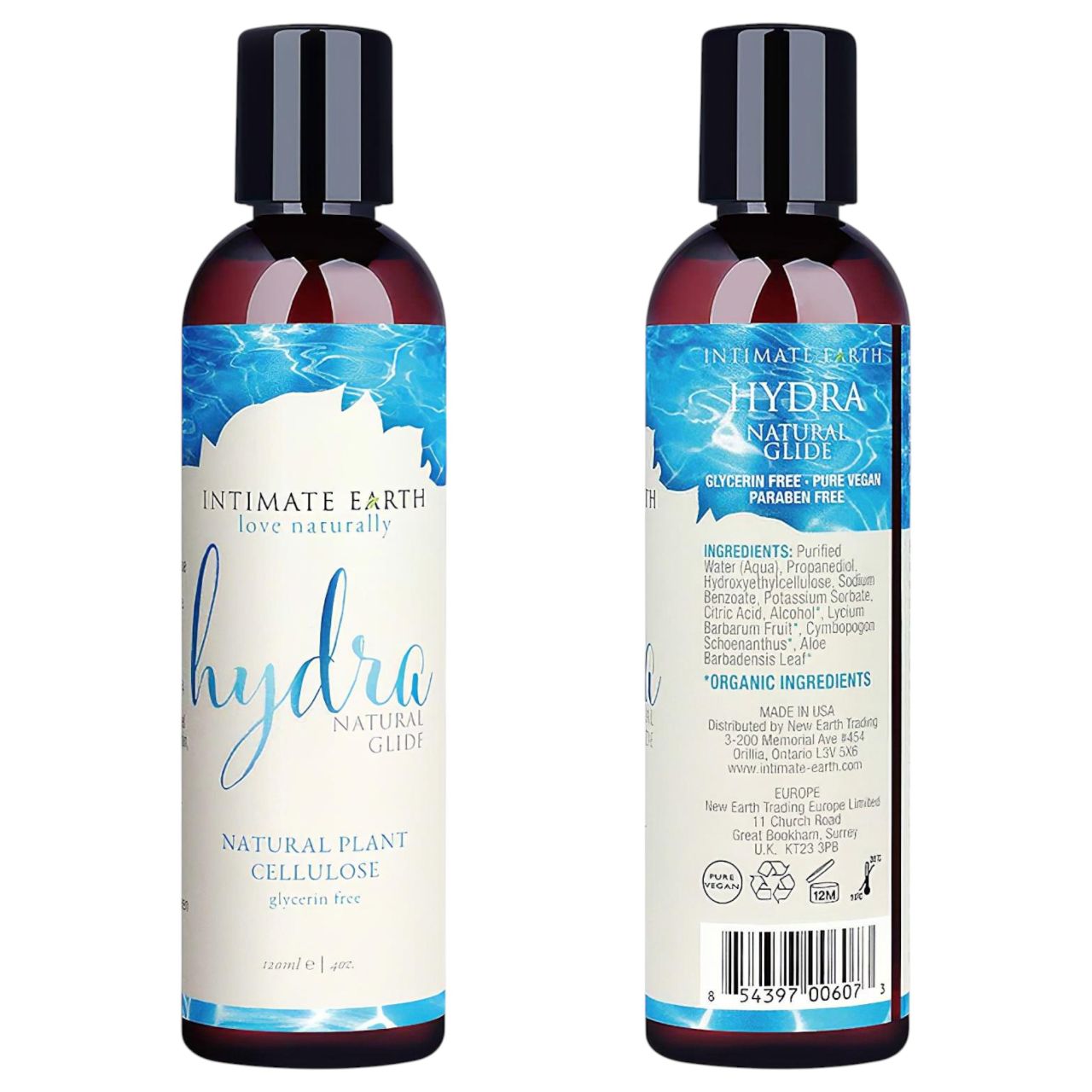 Intimate Earth Hydra Natural - vízbázisú síkosító (120 ml) Intimate Earth Hydra Natural - vízbázisú síkosító (120 ml)