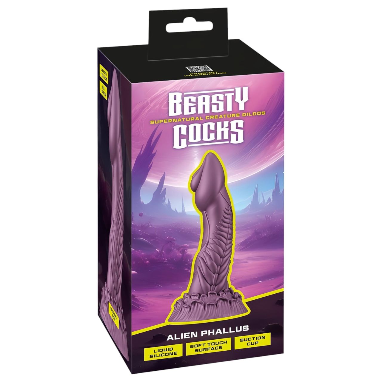 Beasty Cocks Alien Phallus - fantázia űrlény dildó (lila)