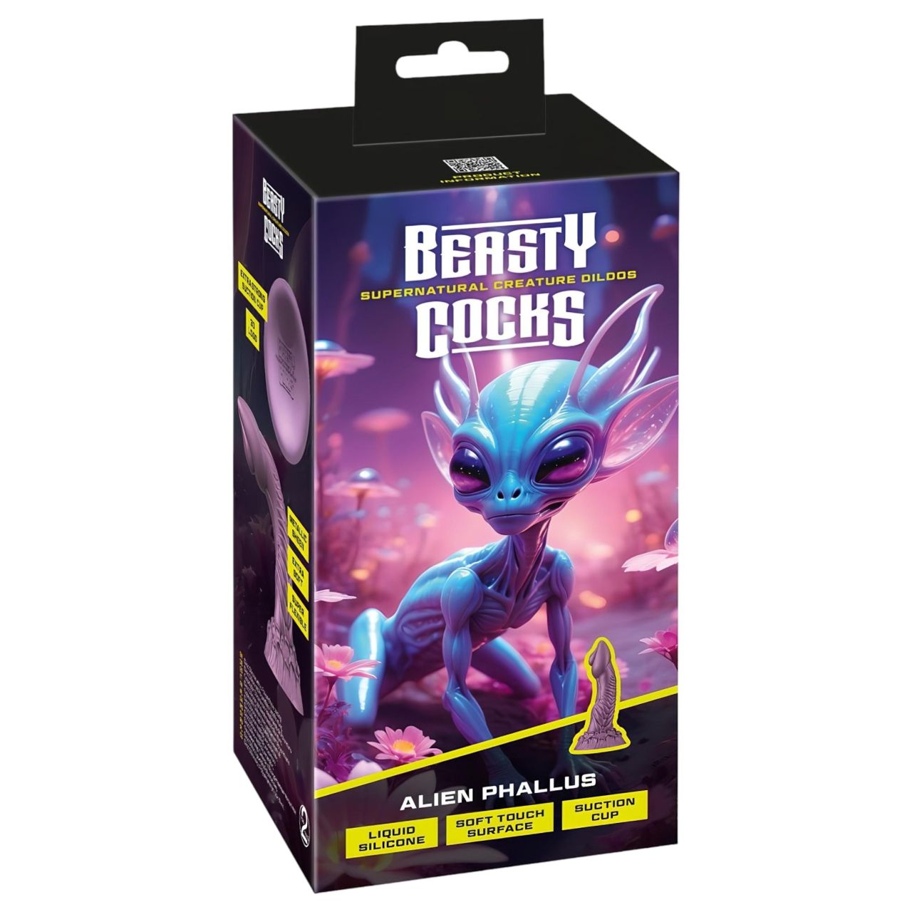Beasty Cocks Alien Phallus - fantázia űrlény dildó (lila)