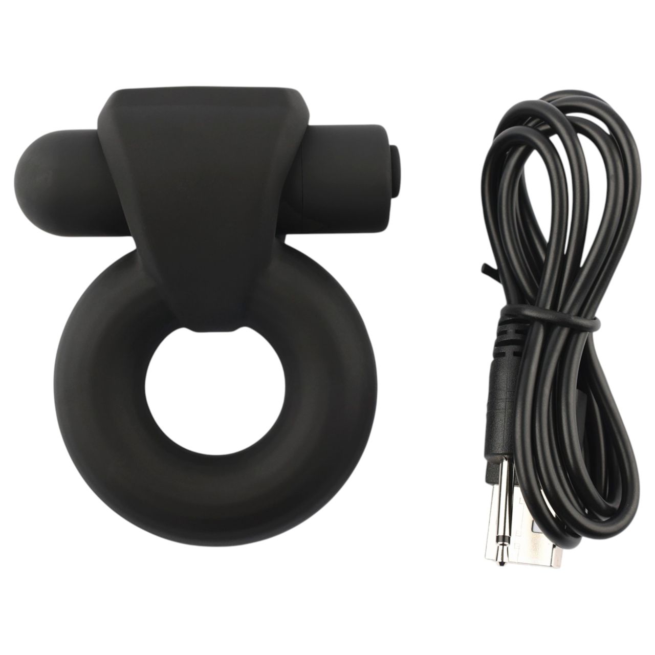 Pulselock Vantr - akkus vibrációs péniszgyűrű (fekete) - 25mm