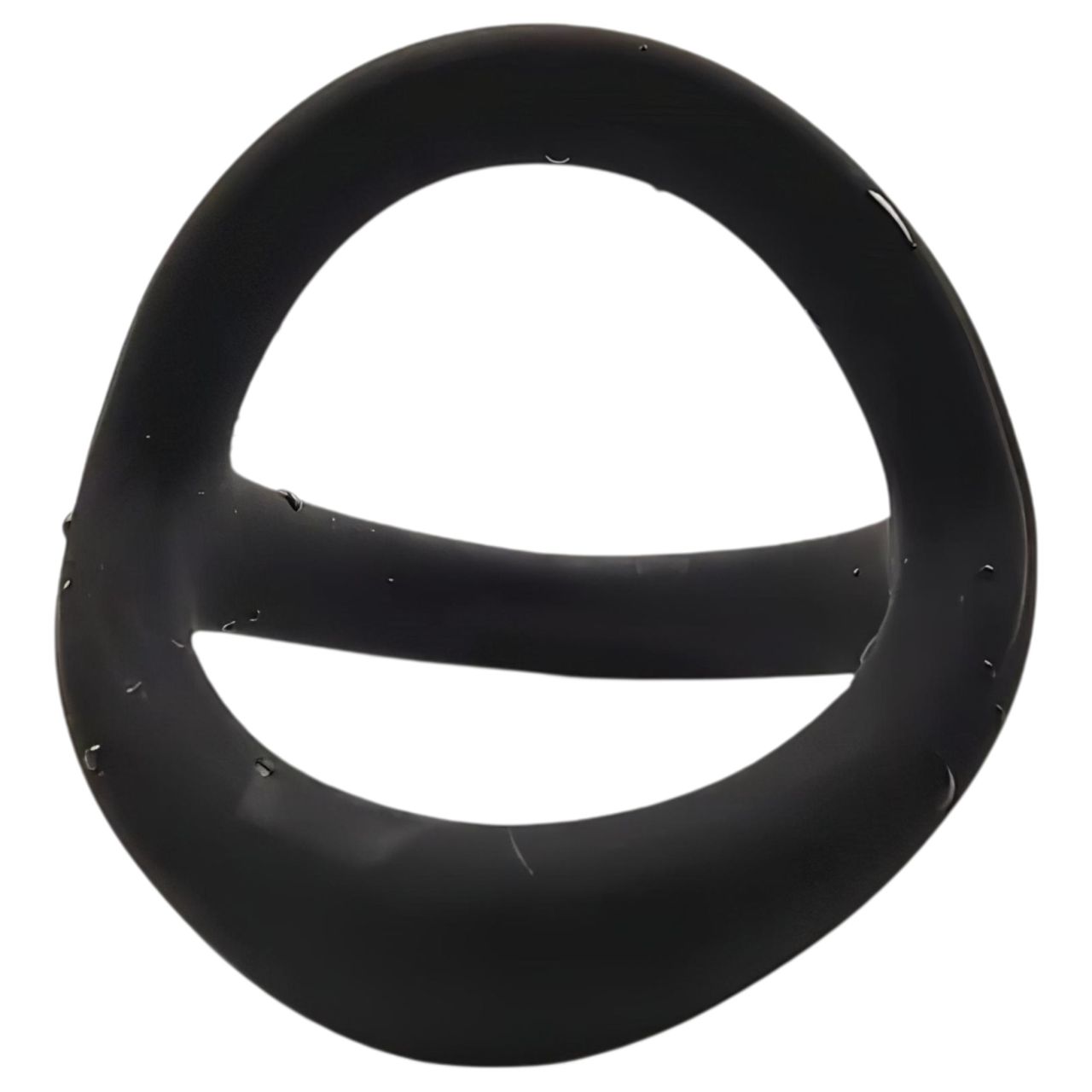Pulselock Taur - Y-formájú pénisz- és heregyűrű (fekete) - S