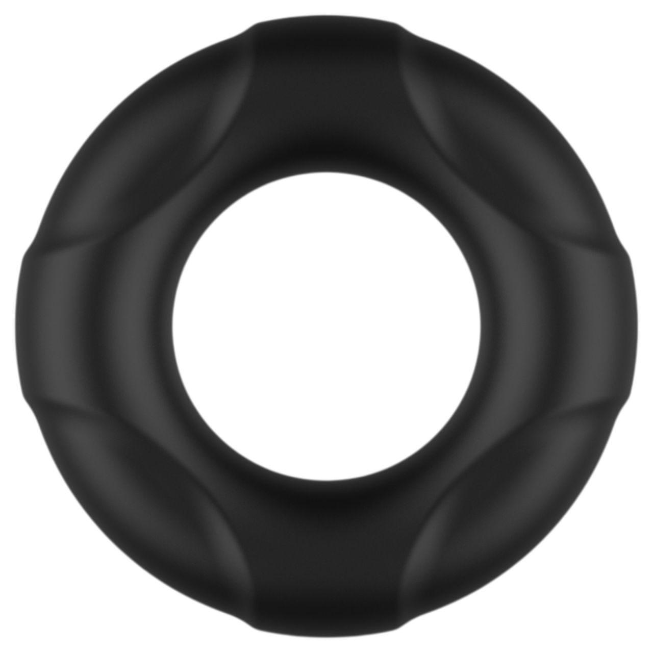 Pulselock Cirkl - szilikon péniszgyűrű (fekete) - 22mm