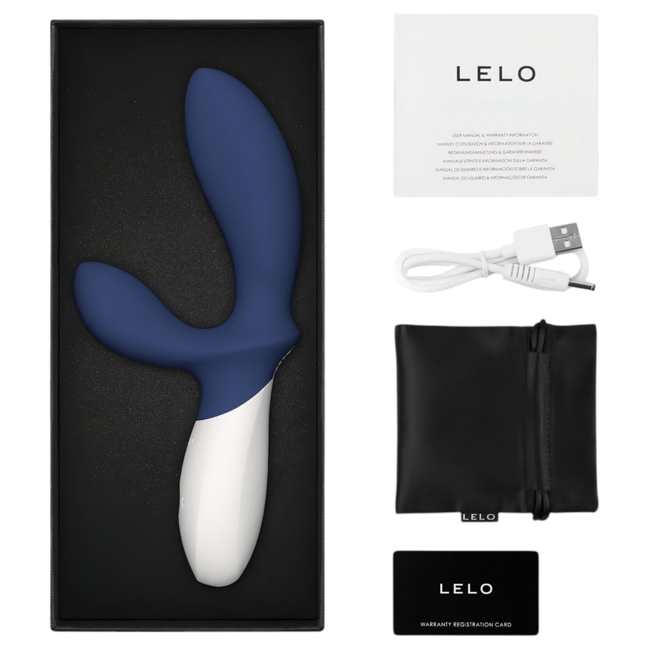 LELO Loki Wave 2 - akkus, vízálló prosztata vibrátor (kék) LELO Loki Wave 2 - akkus, vízálló prosztata vibrátor (kék)