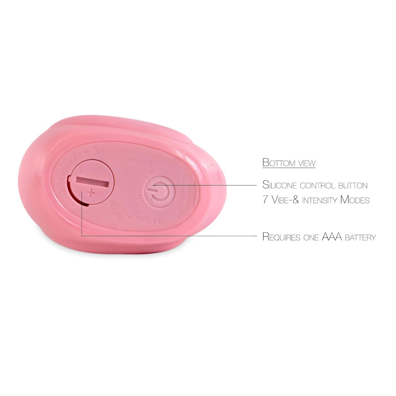 My Duckie 2.0 - vízálló csikló vibrátor, csiklóizgató (pink)