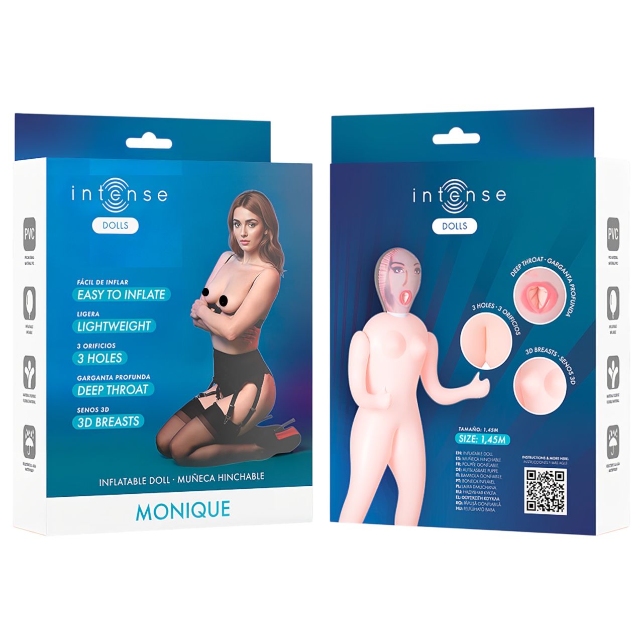 Intense Dolls Monique - felfújható guminő férfiaknak
