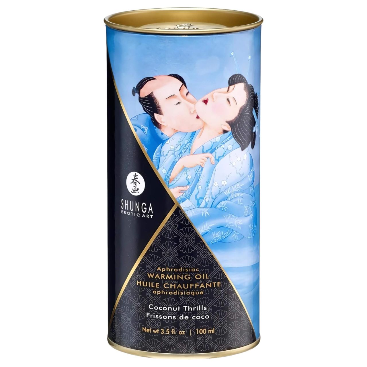 Shunga - melegítő erotikus masszázsolaj kókusz illattal (100 ml) Shunga - melegítő erotikus masszázsolaj kókusz illattal (100 ml)