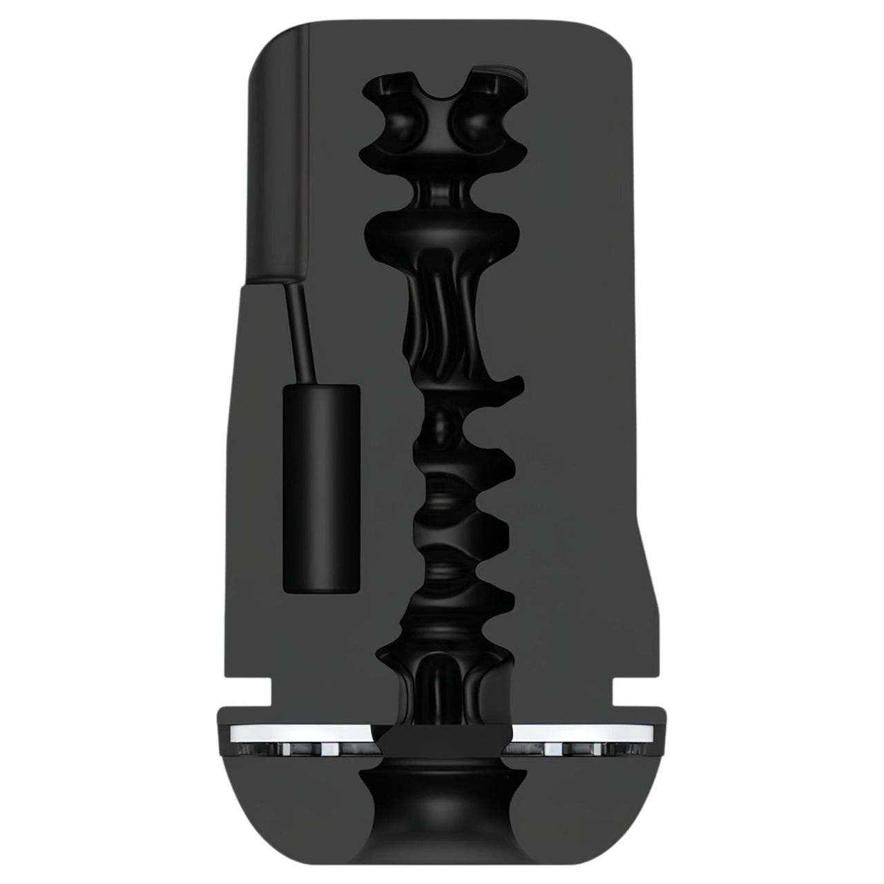 Titanz Auto Suck - automata szívó maszturbátor férfiaknak (fekete)